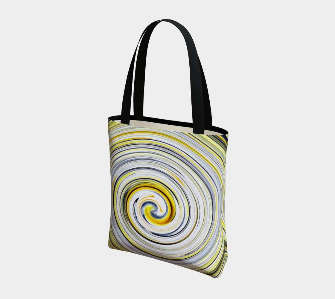 Yellow And Black Funky Swirl preview #3