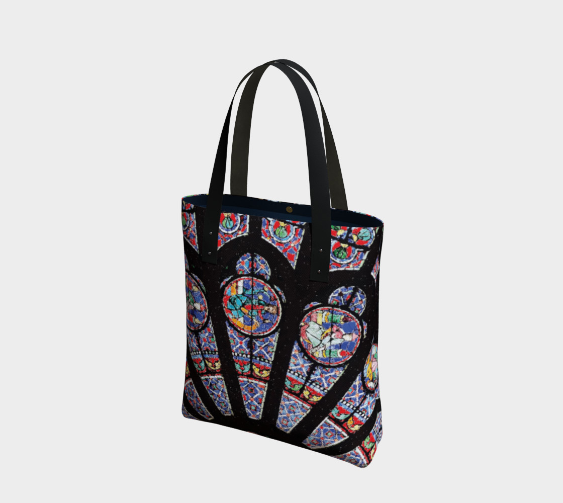 Rose South Window, Notre Dame Paris Tote Bag preview #1