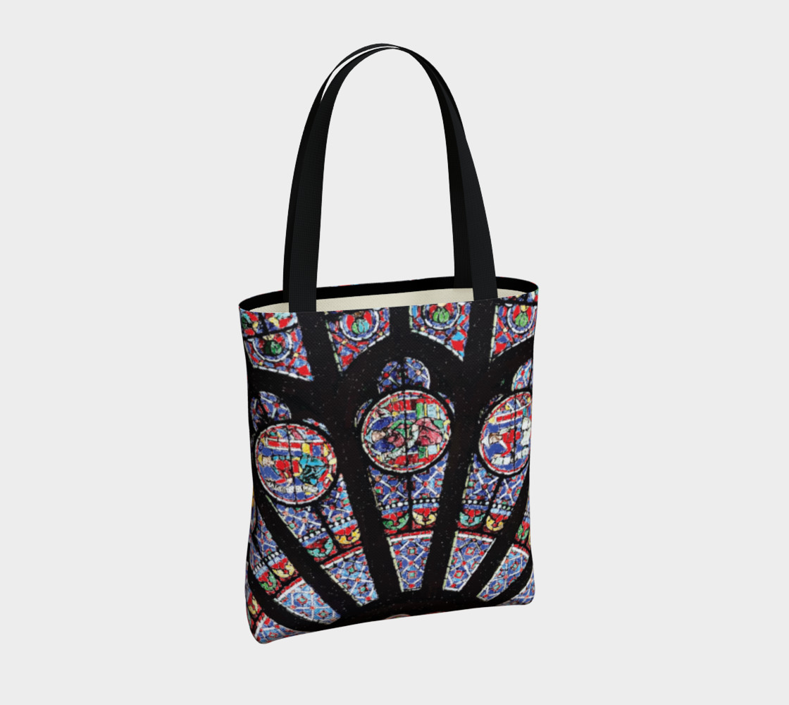 Rose South Window, Notre Dame Paris Tote Bag preview #4