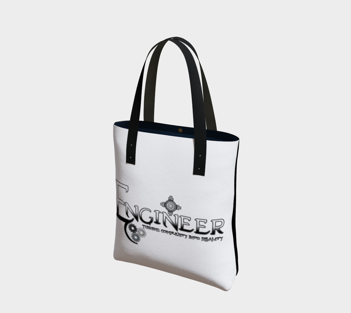 Engineer Metallic - Complexity To Reality Tote Bag 3D preview