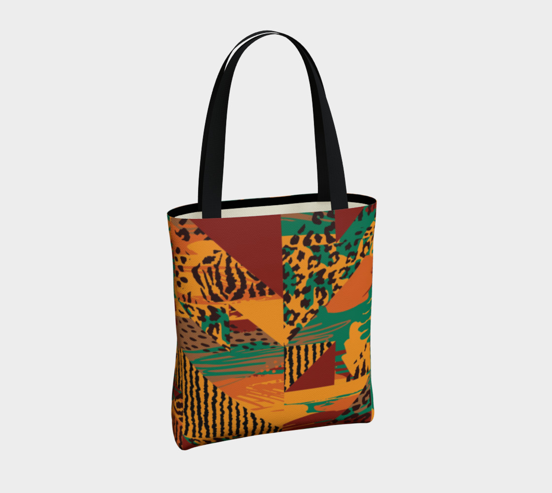 Abstract Safari Print Tote Bag preview #4