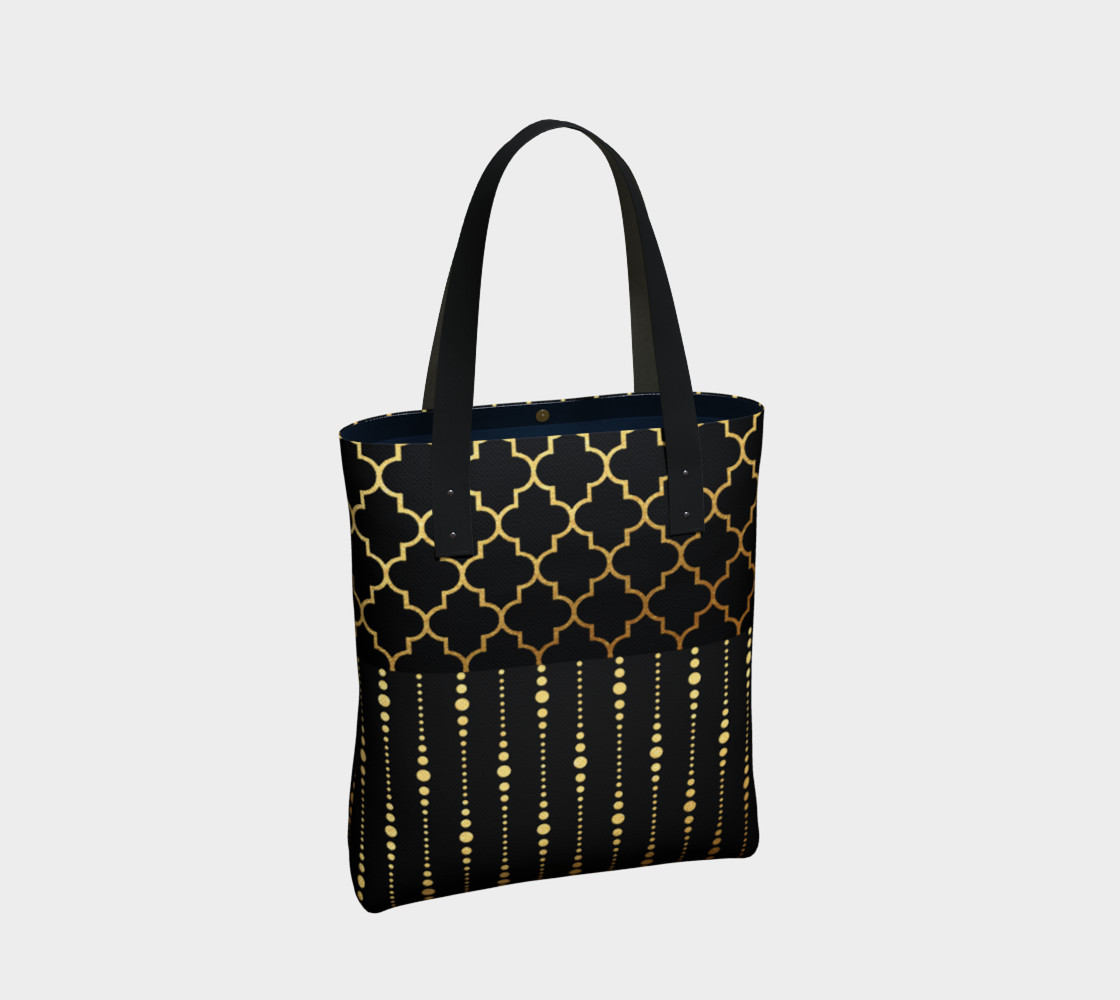 Fairlings Delight's Art Deco Zipper Tote Bag 53086A1 preview #2