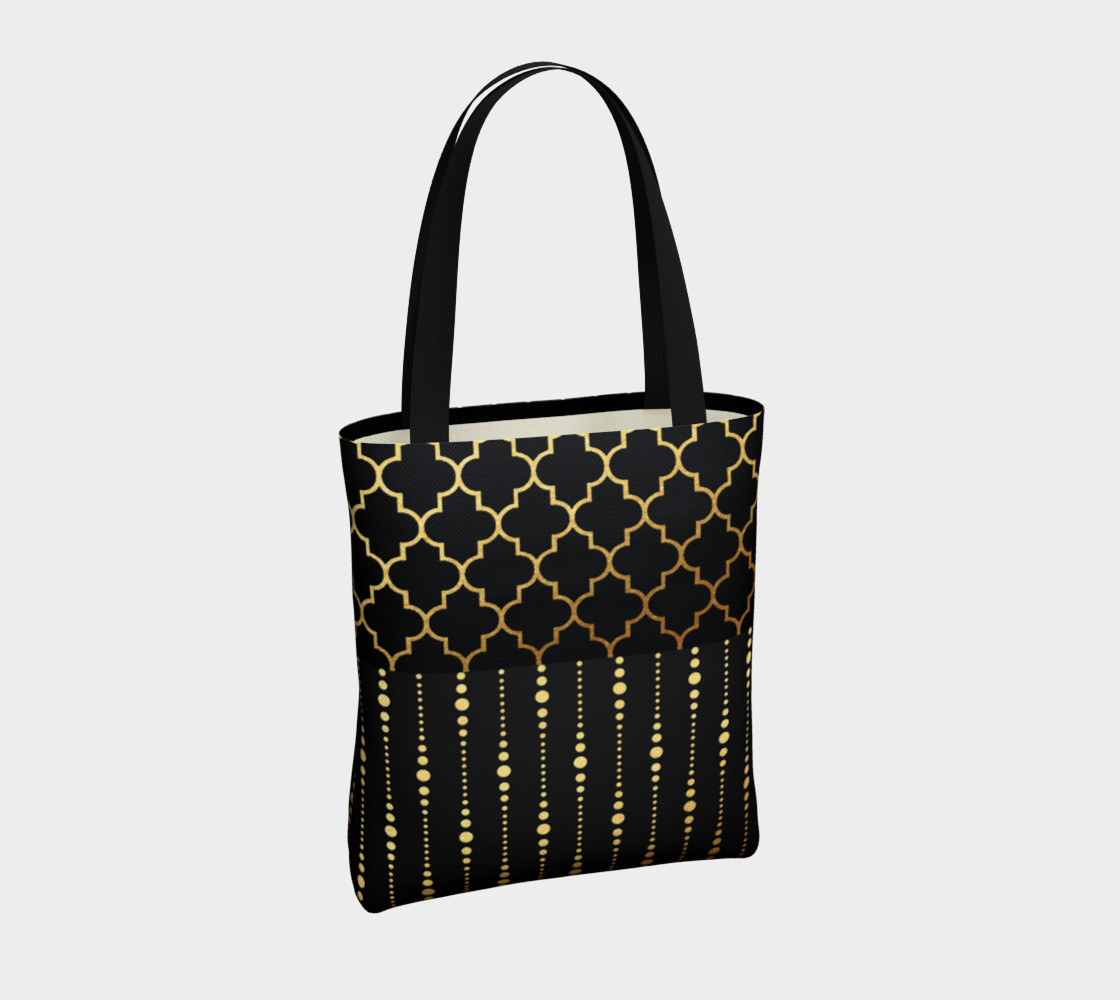 Fairlings Delight's Art Deco Zipper Tote Bag 53086A1 preview #4