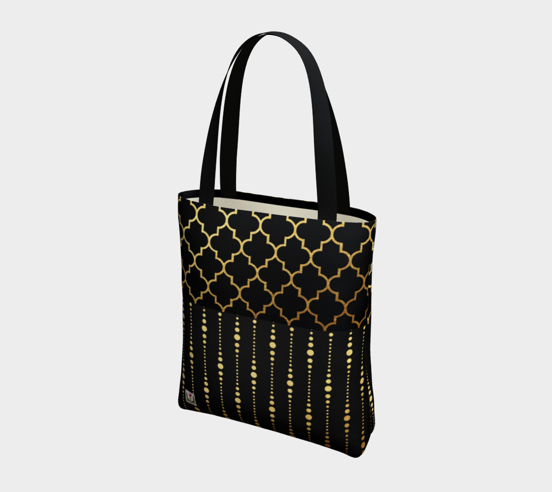 Fairlings Delight's Art Deco Zipper Tote Bag 53086A1 preview #3