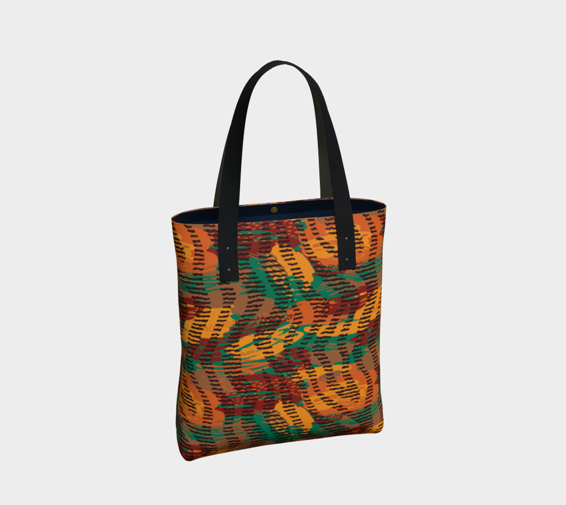 Abstract Animal Stripes Tote Bag preview #2