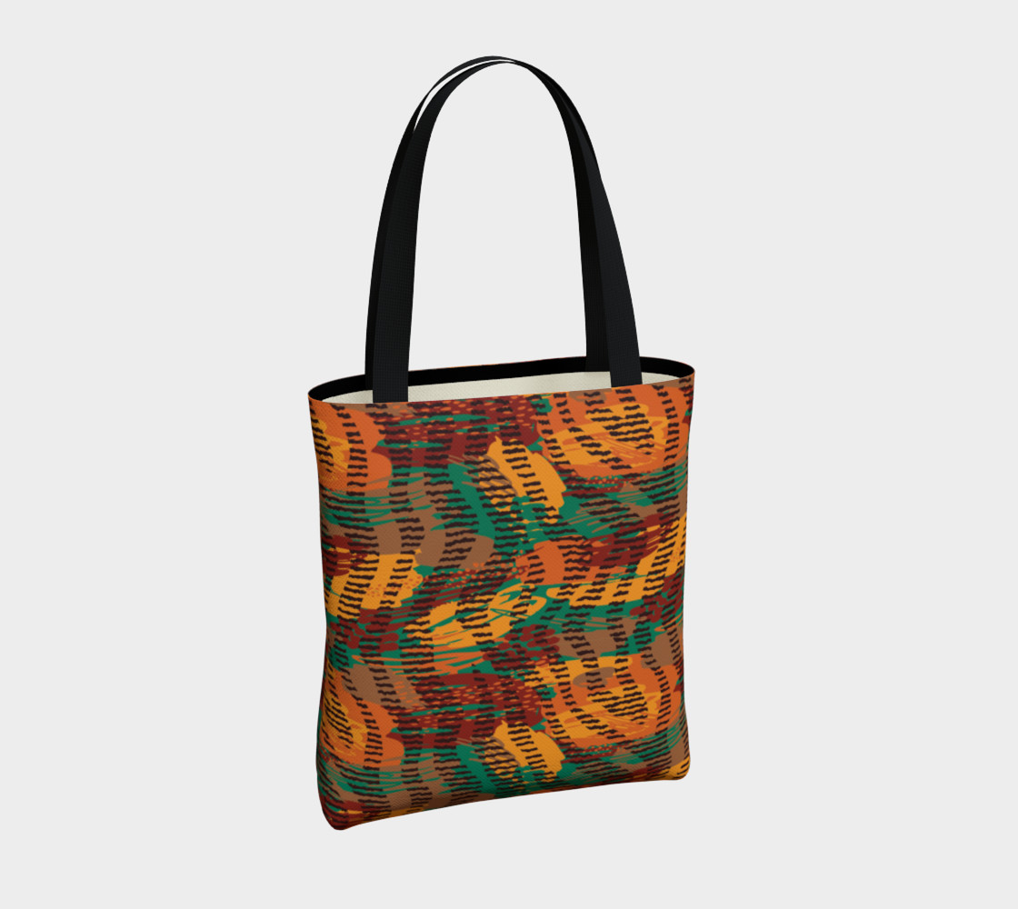 Abstract Animal Stripes Tote Bag preview #4