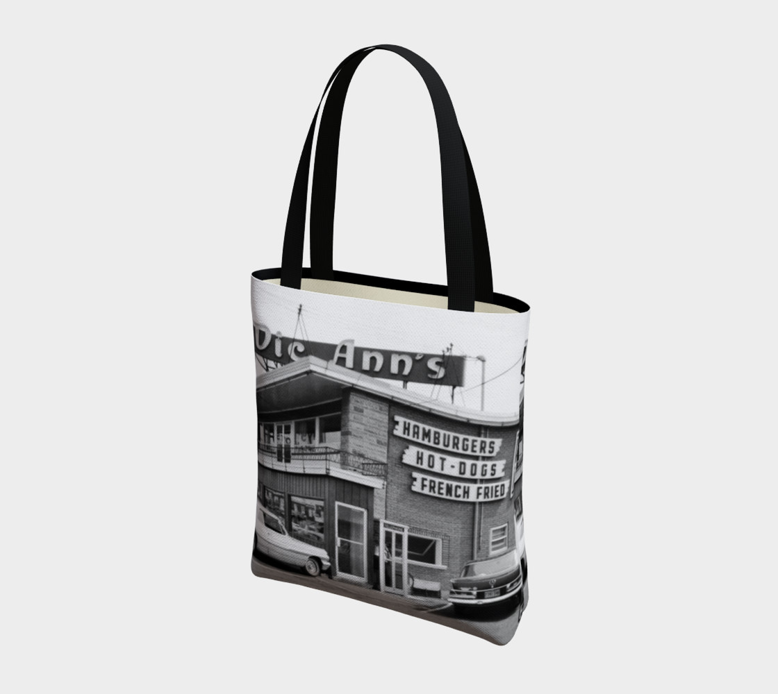 retro tote bag