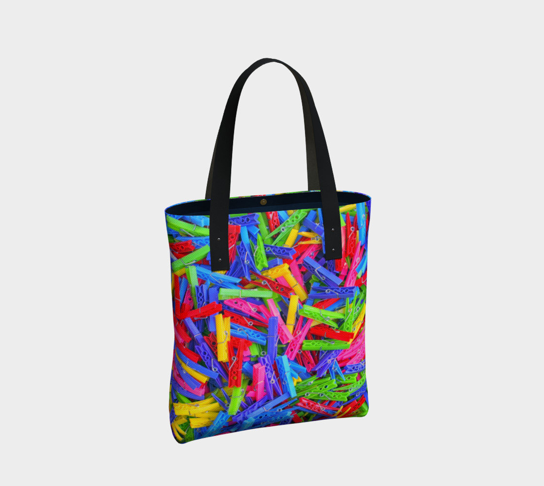 Aperçu de Épingles à linge / Clothespins Tote Bag #2