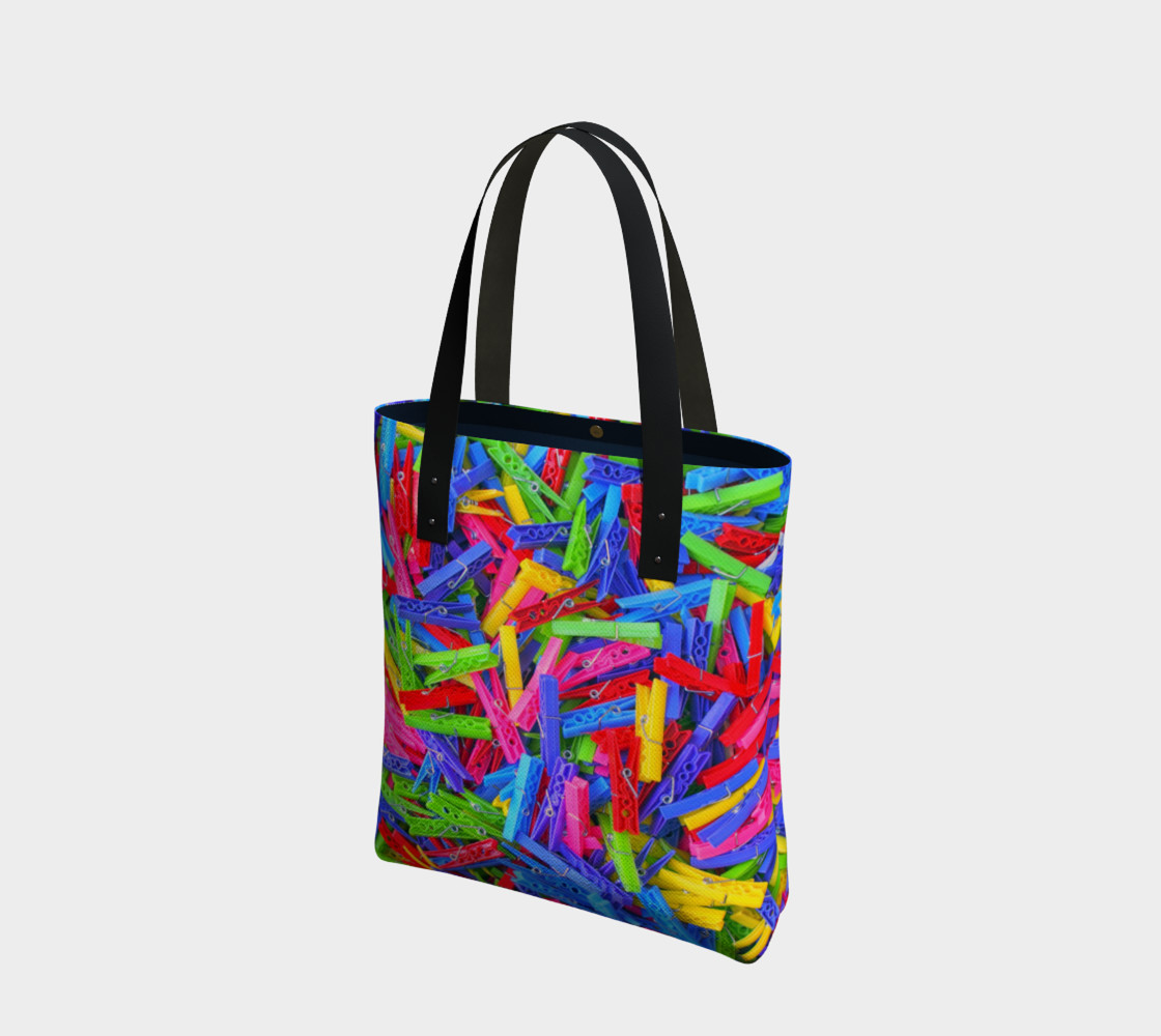 Aperçu de Épingles à linge / Clothespins Tote Bag #1