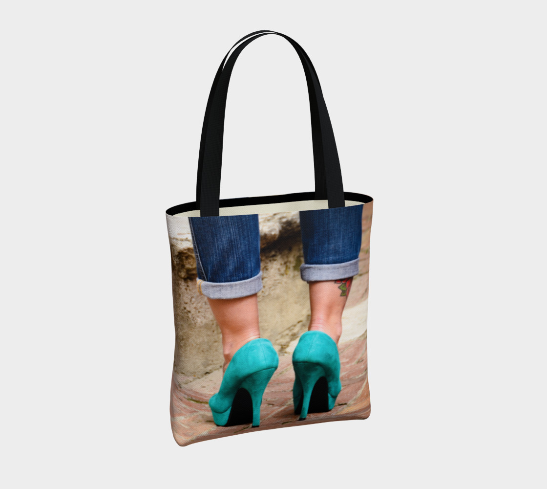 Aperçu de Talons hauts turquoise / Turquoise High Heals #4