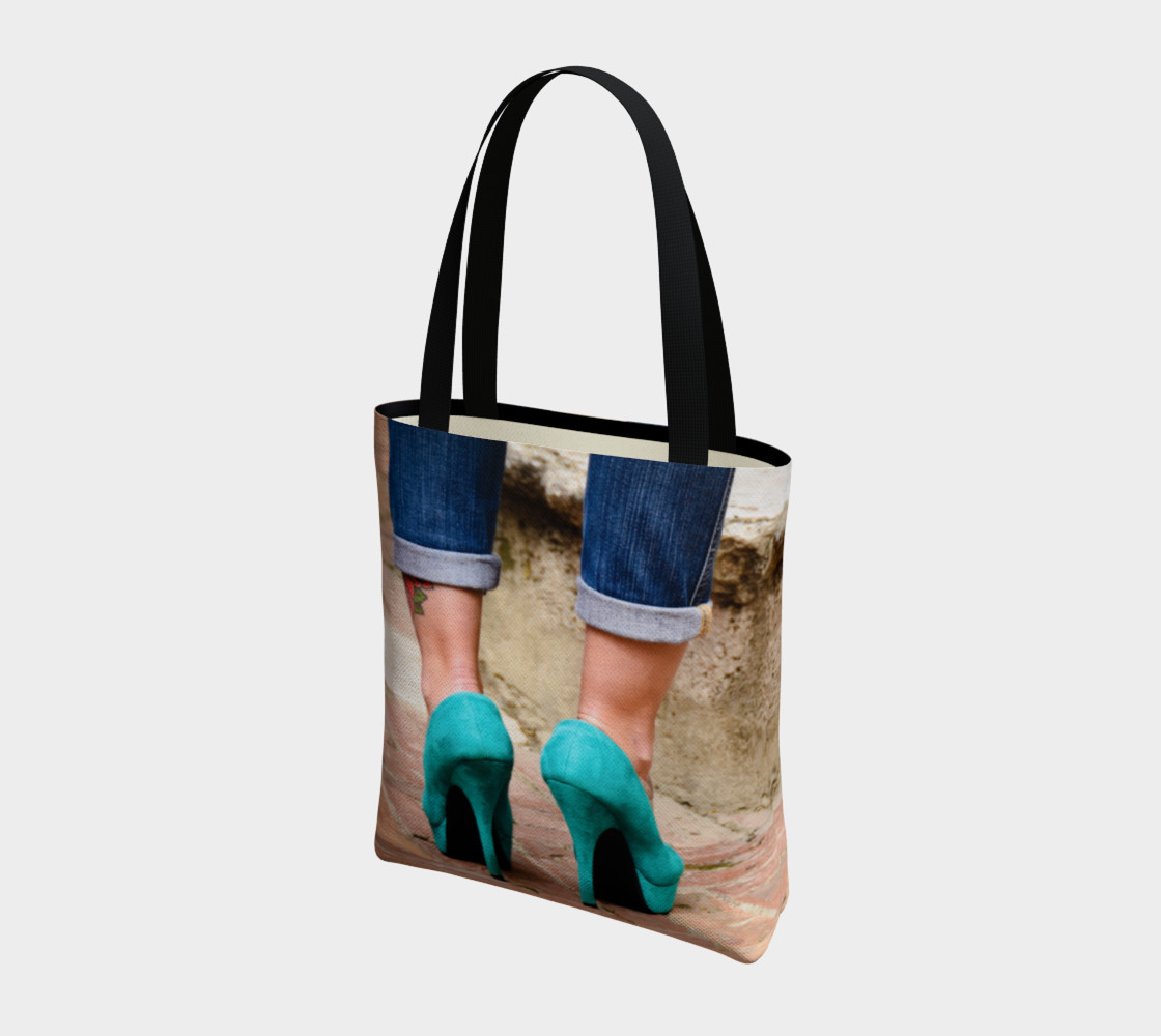 Aperçu de Talons hauts turquoise / Turquoise High Heals #3