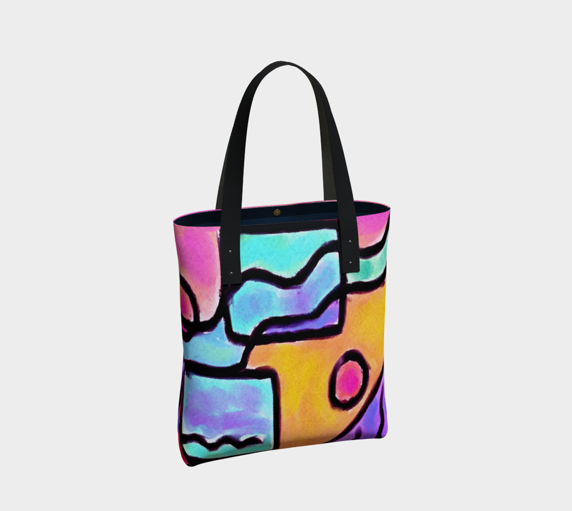 Aperçu de Original Abstract Art Shoulder Bag #2
