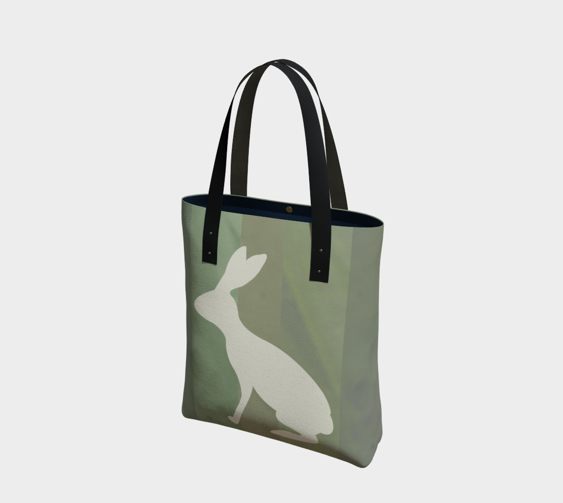 Aperçu de Green Rabbit Tote Bag 181223 #1
