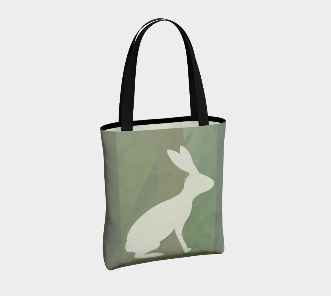 Aperçu de Green Rabbit Tote Bag 181223 #4