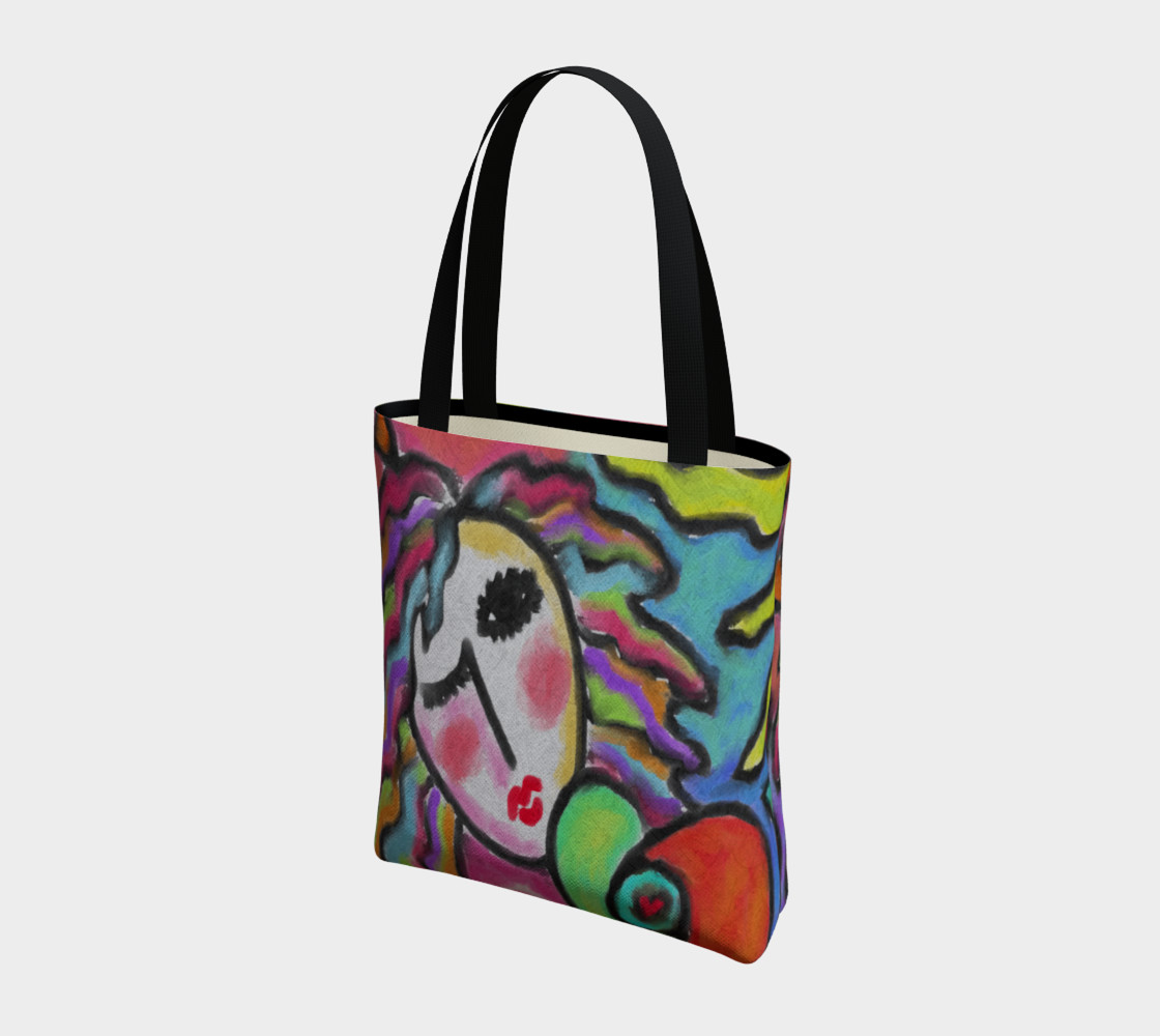 Colorful Abstract Art Shoulder Bag preview #3