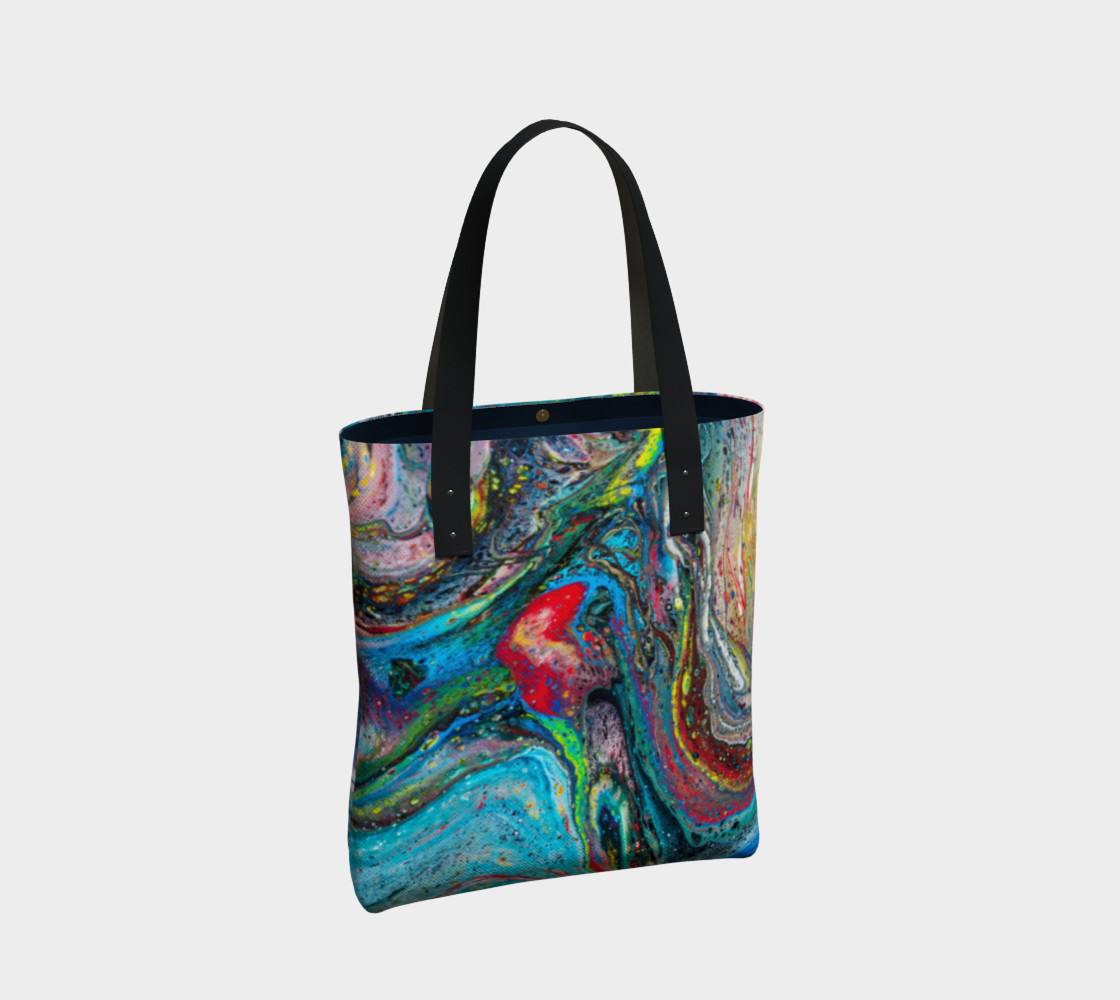 A River Runs Through It Acrylic Pour Art preview #2