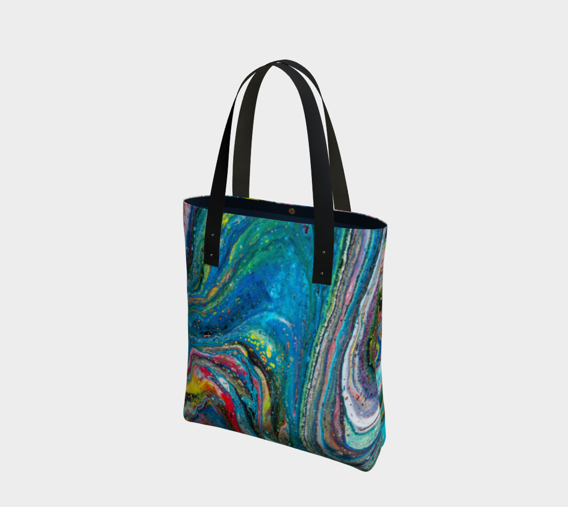 A River Runs Through It Acrylic Pour Art preview #1