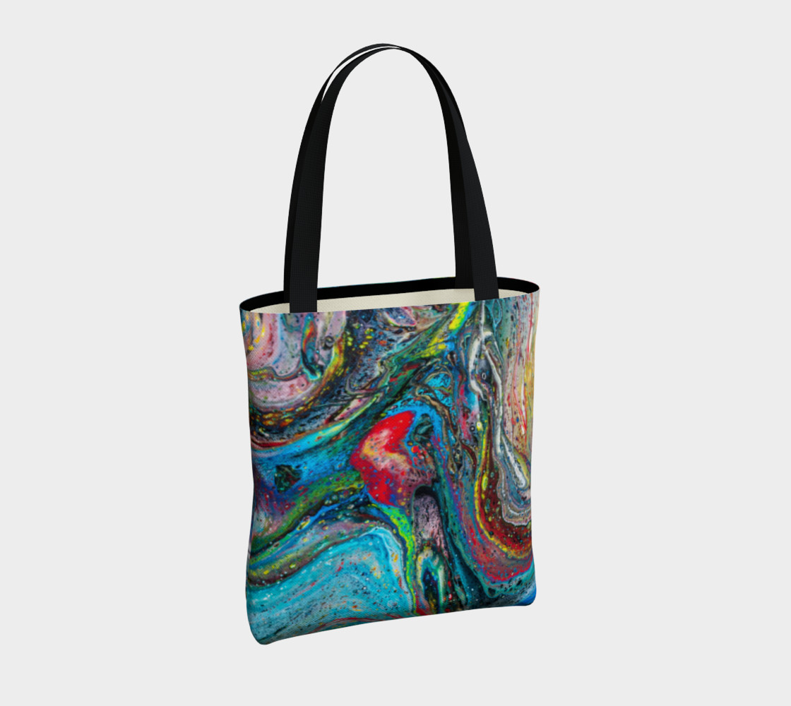A River Runs Through It Acrylic Pour Art preview #4