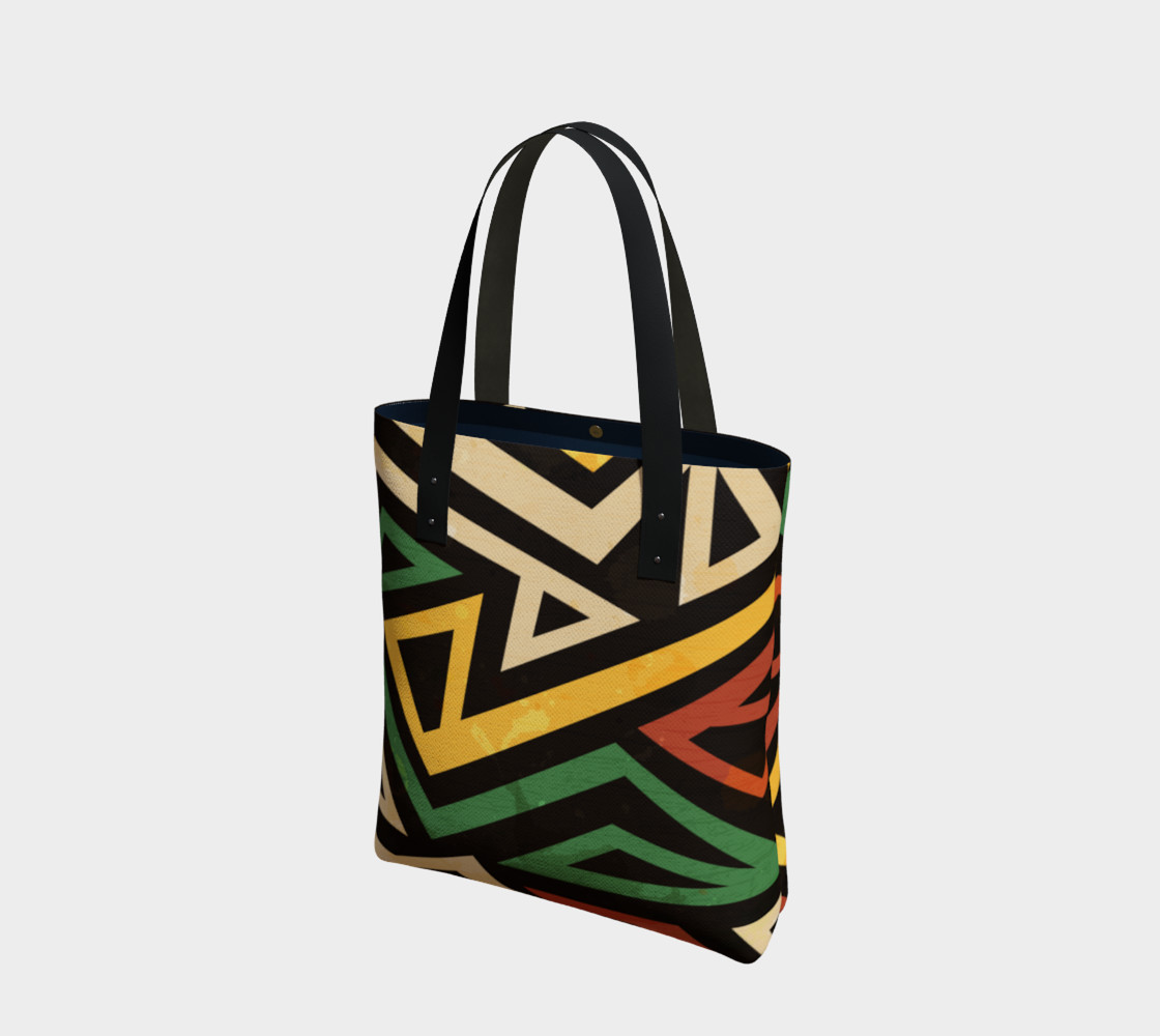 Afrocentric Geometric Tote bag (print by Gudinny) preview #1