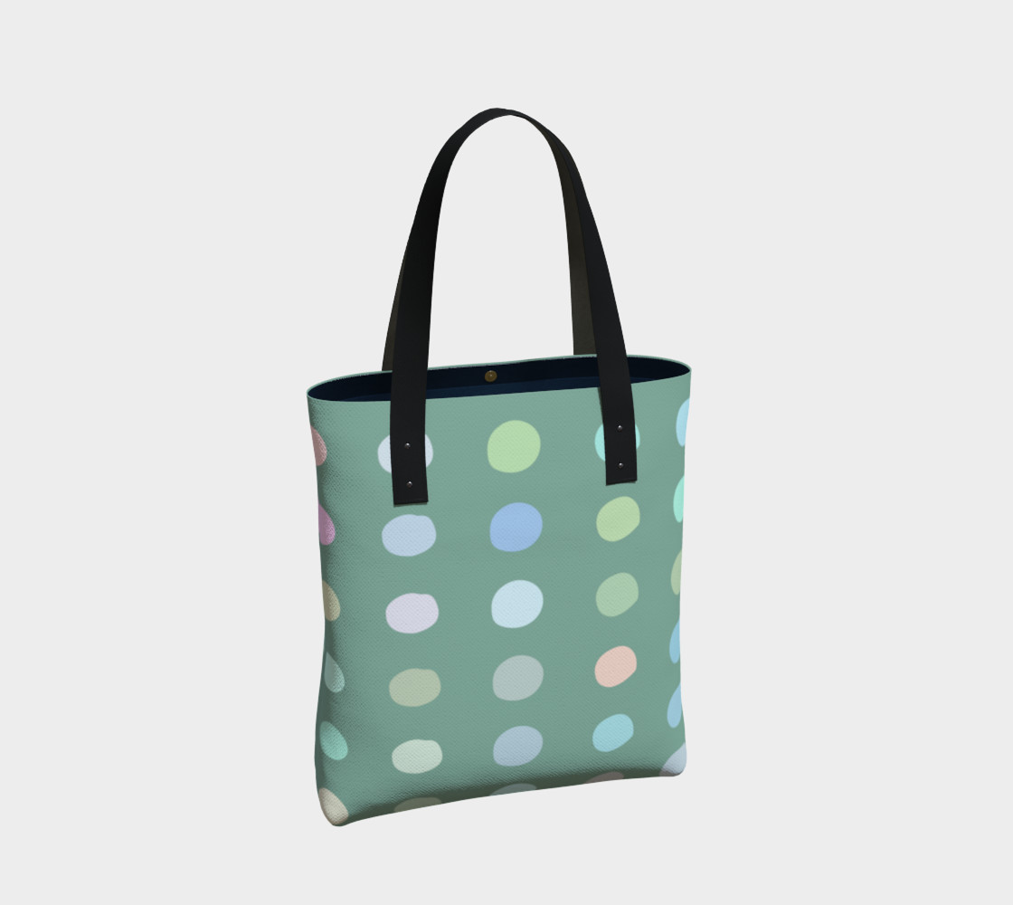 Spring Green and Pastel Polka Dots preview #2