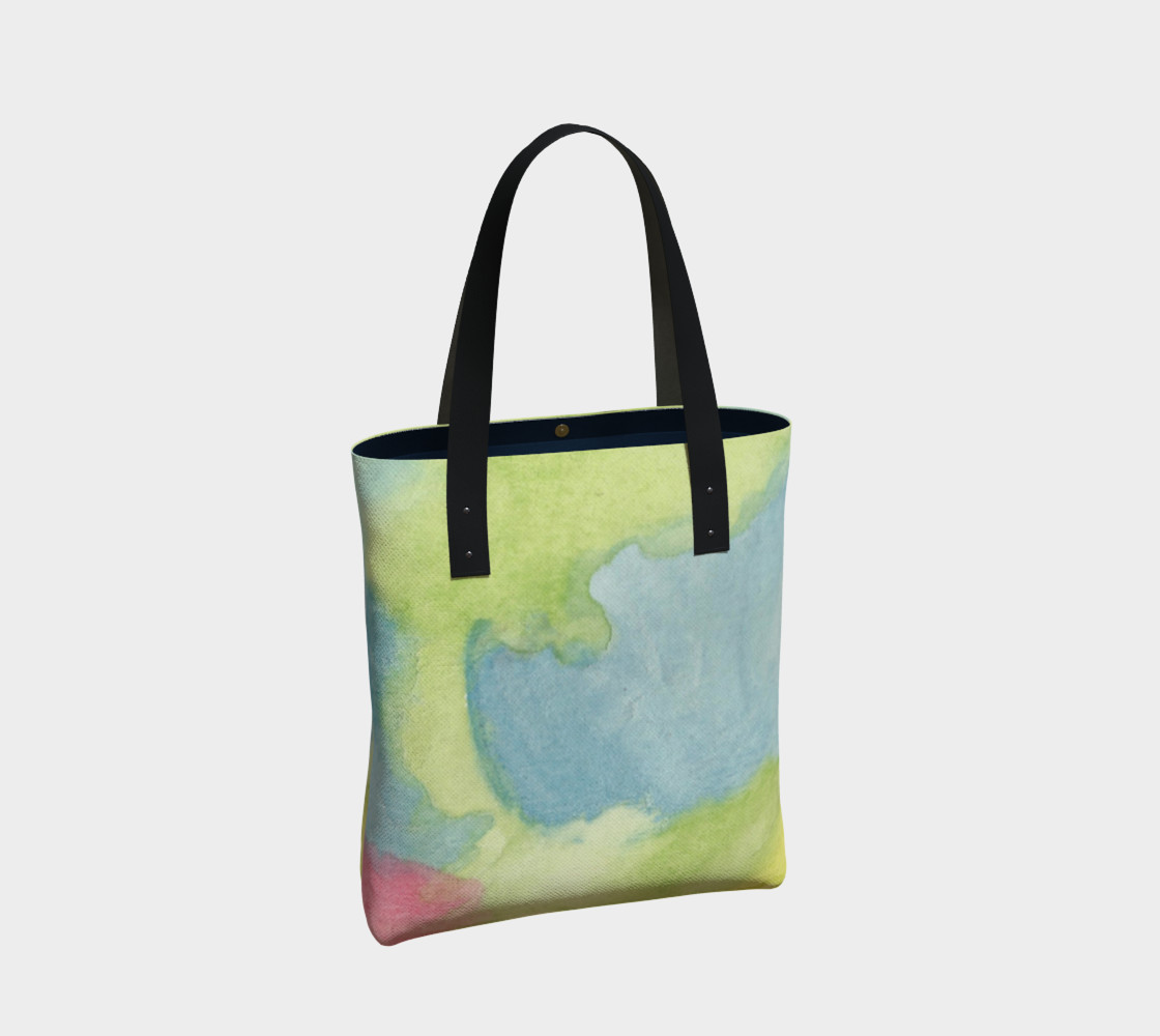 Flowers in Stained Glass Tote Bag preview #2