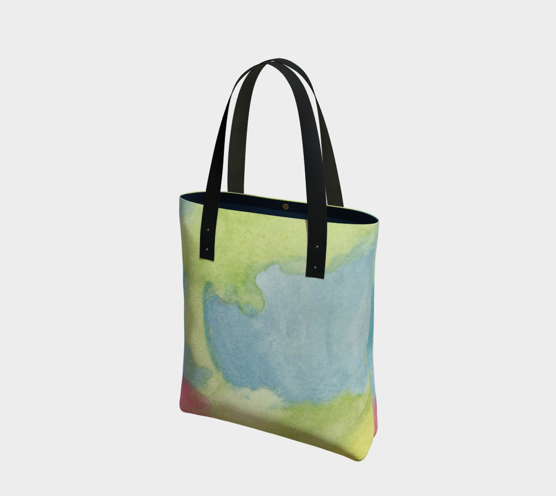 Flowers in Stained Glass Tote Bag preview #1