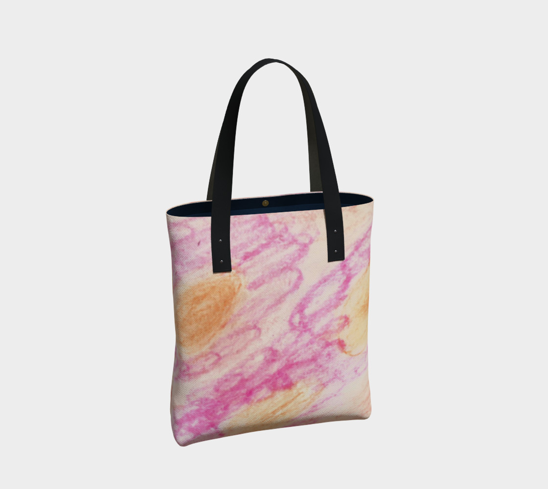 Pink Flowerets Tote Bag preview #2