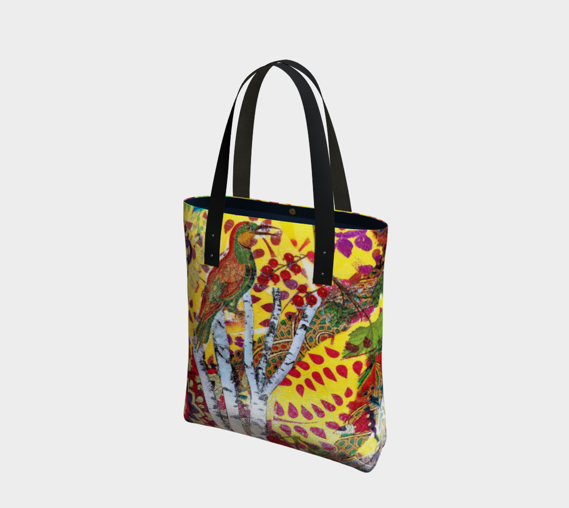 Birds and Birch Tote preview #1