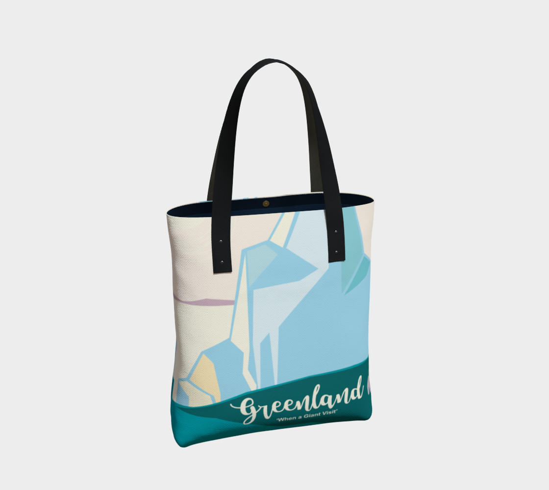 When A Giant Iceberg visit Tote bag preview #2