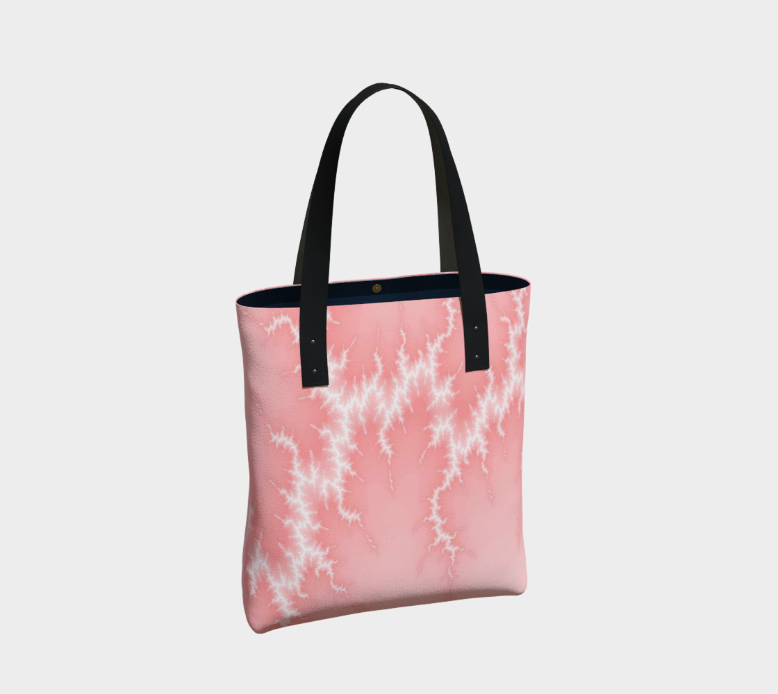 Pink Lightning Tote Bag preview #2