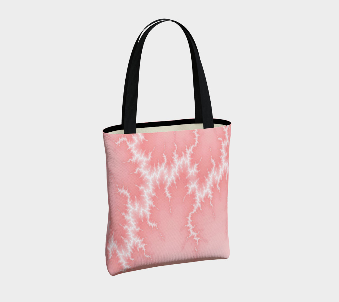 Pink Lightning Tote Bag preview #4