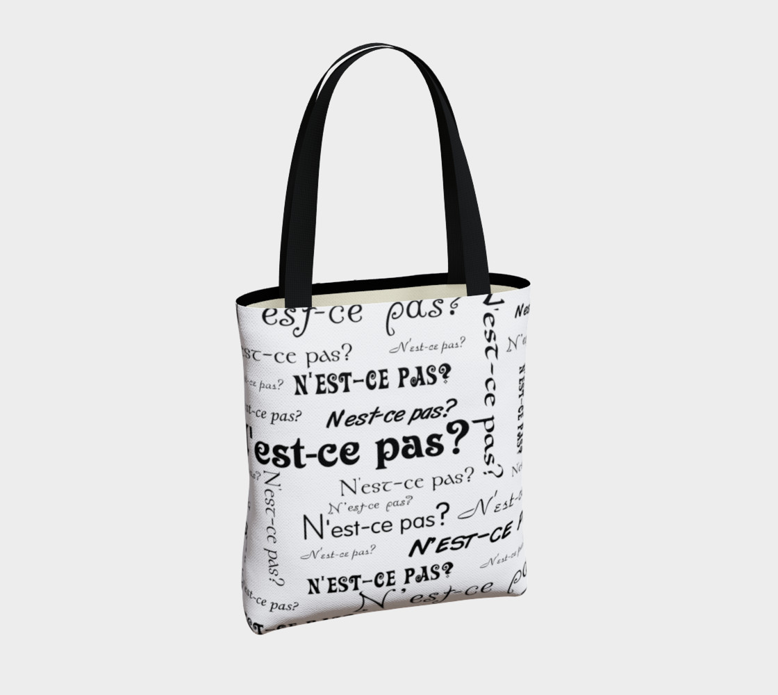 N'est-ce Pas Tote Bag preview #4