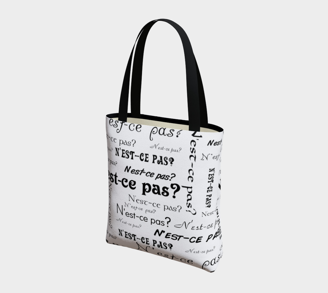 N'est-ce Pas Tote Bag preview #3