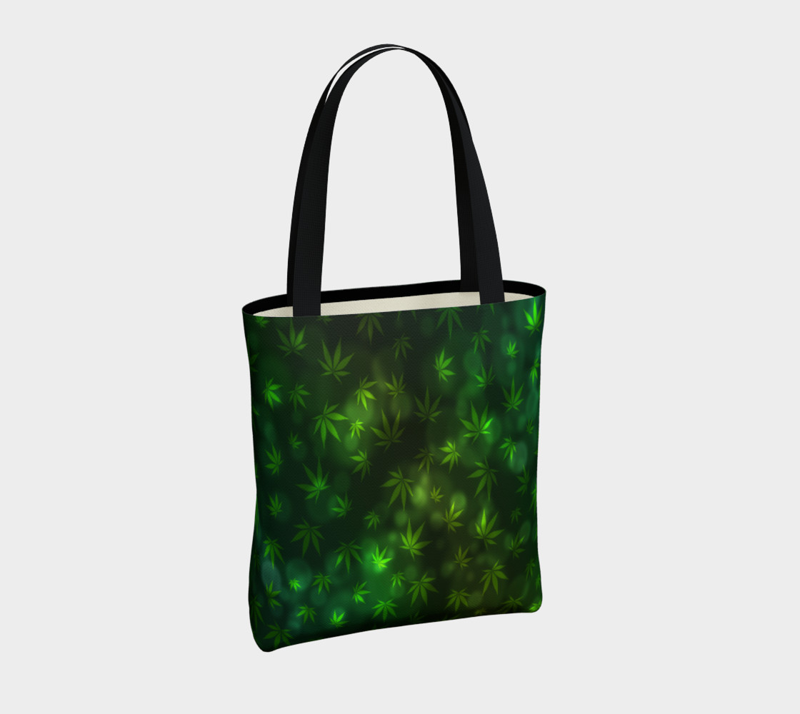 Shining Pot Leaves Shopping Bag preview #4