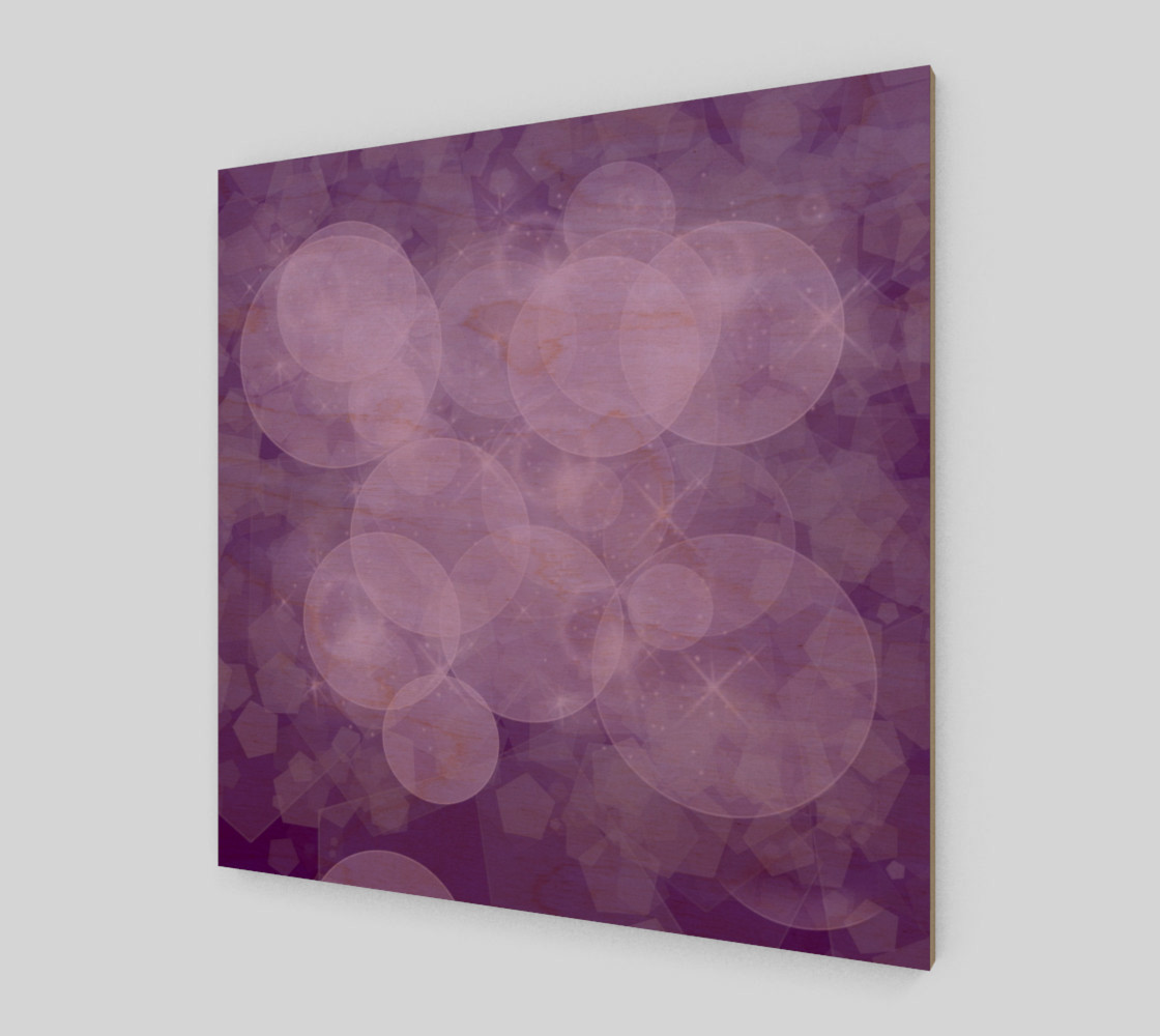 purple bubbles wall arts preview #1