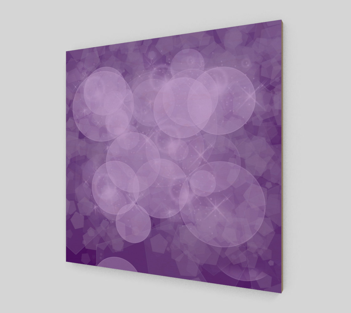 purple bubbles wall arts preview #2