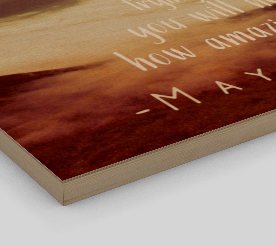 Maya Angelou 'amazing' quote - wall art preview #3