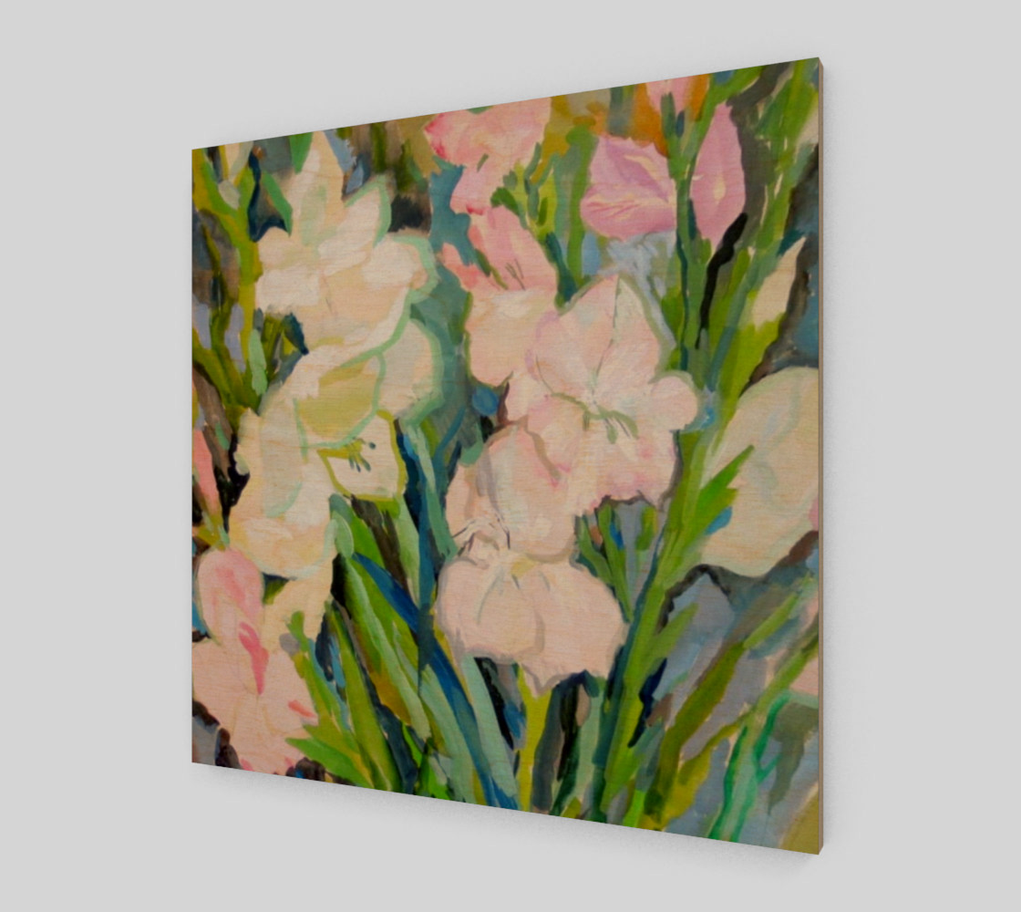 Aperçu de Gladiolus. Sword Lily. Watercolor Flowers. Bouquet. #1