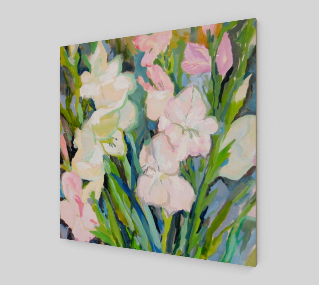 Aperçu de Gladiolus. Sword Lily. Watercolor Flowers. Bouquet. #2