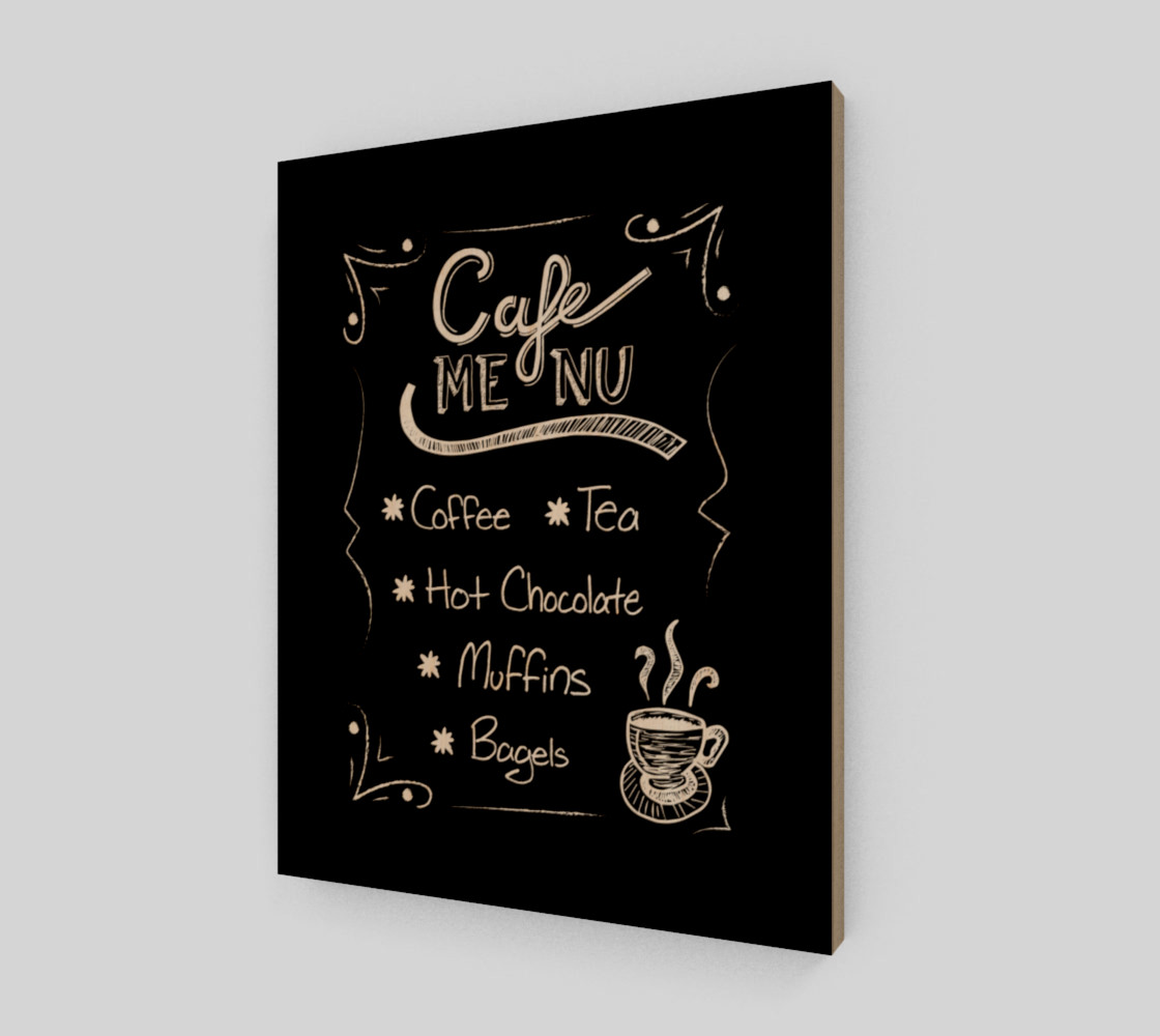 Cafe Menu Canvas Print 11"x14" preview #1