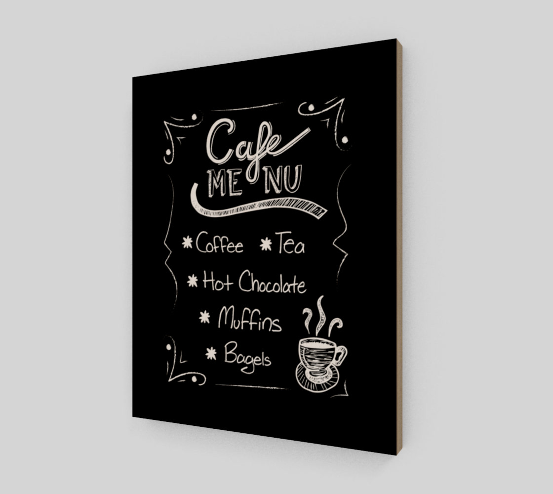 Cafe Menu Canvas Print 11"x14" preview #2