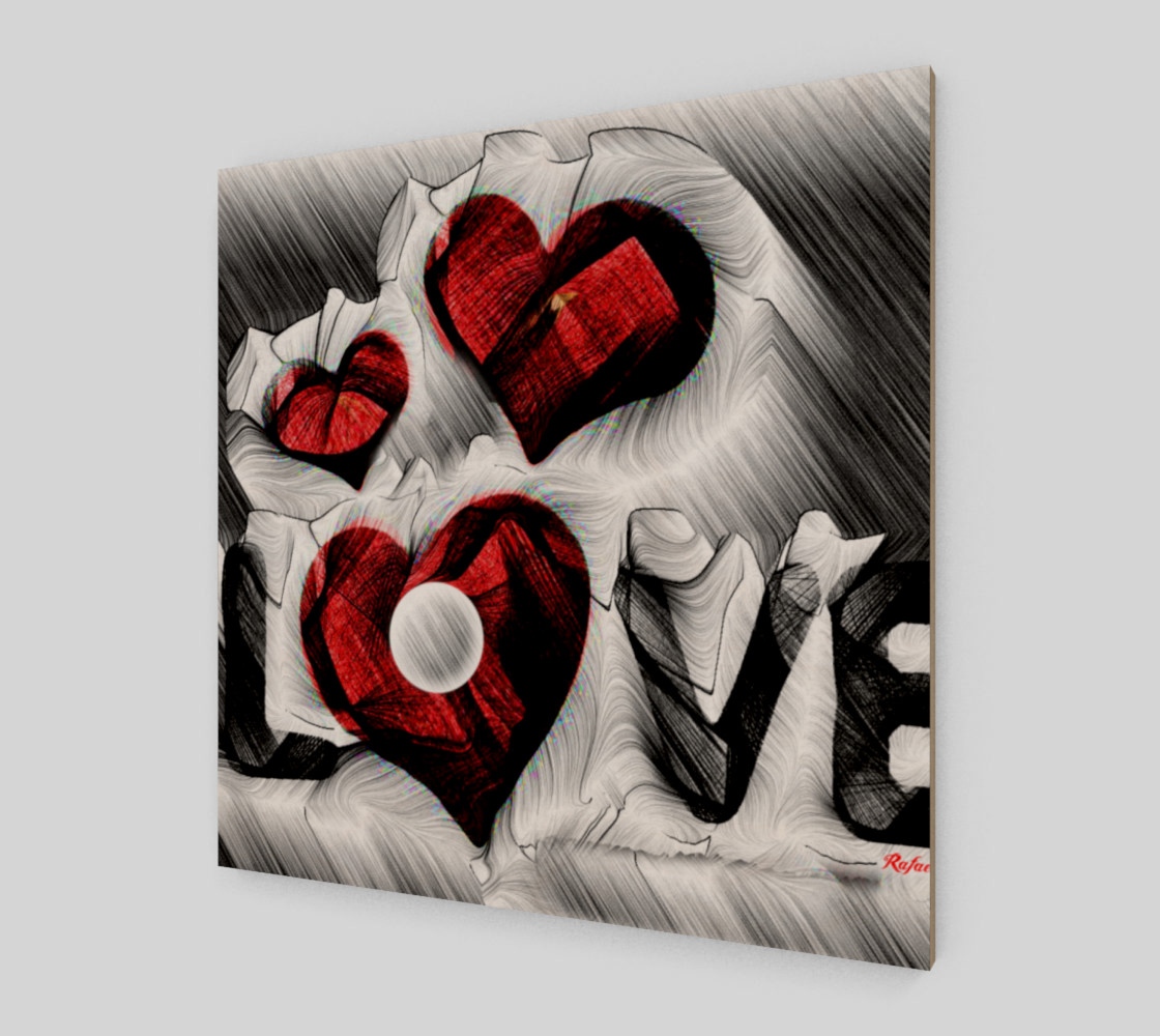 Love Sketch wall art preview #2