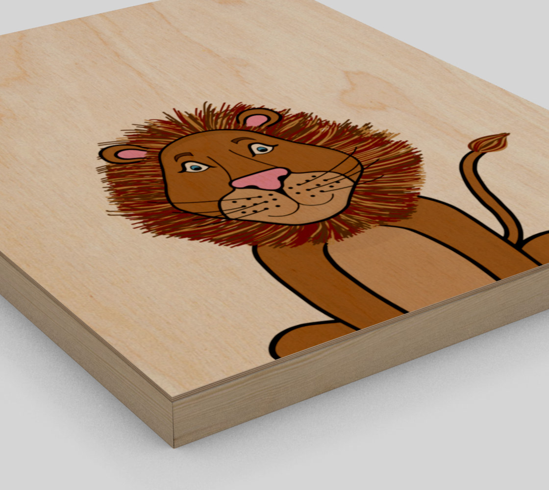 Leo the Lion Canvas Print - 11"x14" preview #3