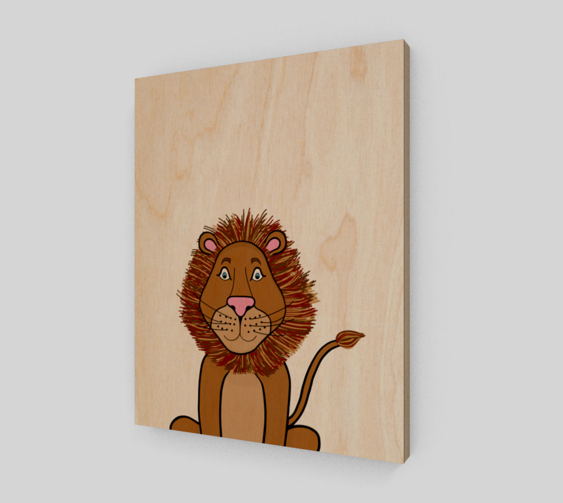 Leo the Lion Canvas Print - 11"x14" 3D preview