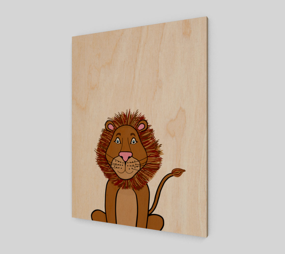 Leo the Lion Canvas Print - 3:4 3D preview