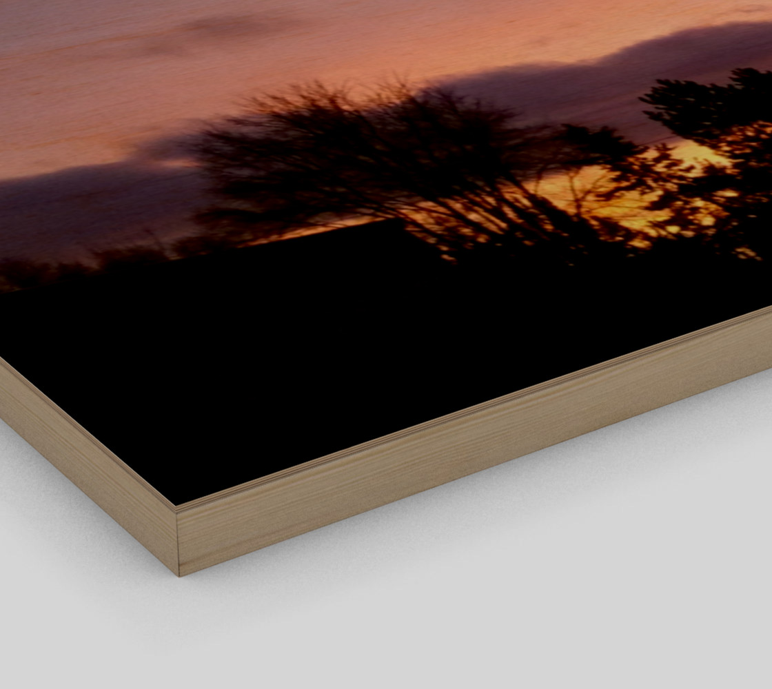 February Sunset in the Trailers Wall Art canvas preview #3