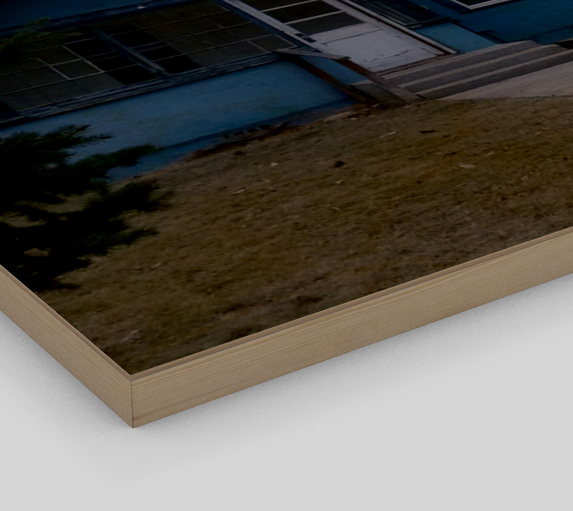 Little Blue House in GC ID Wall Art canvas preview #3