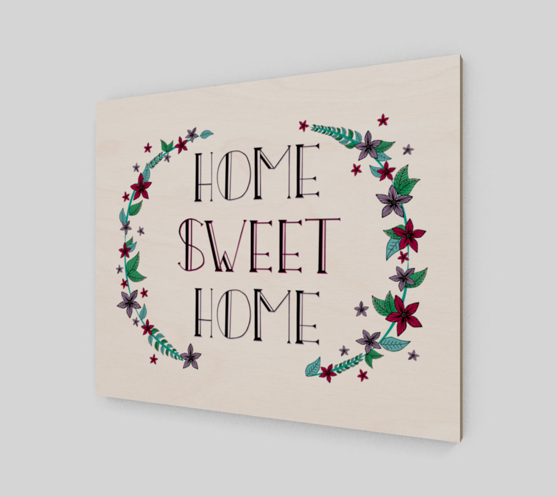 Aperçu de Home Sweet Home Canvas Print - 24"x20" #2