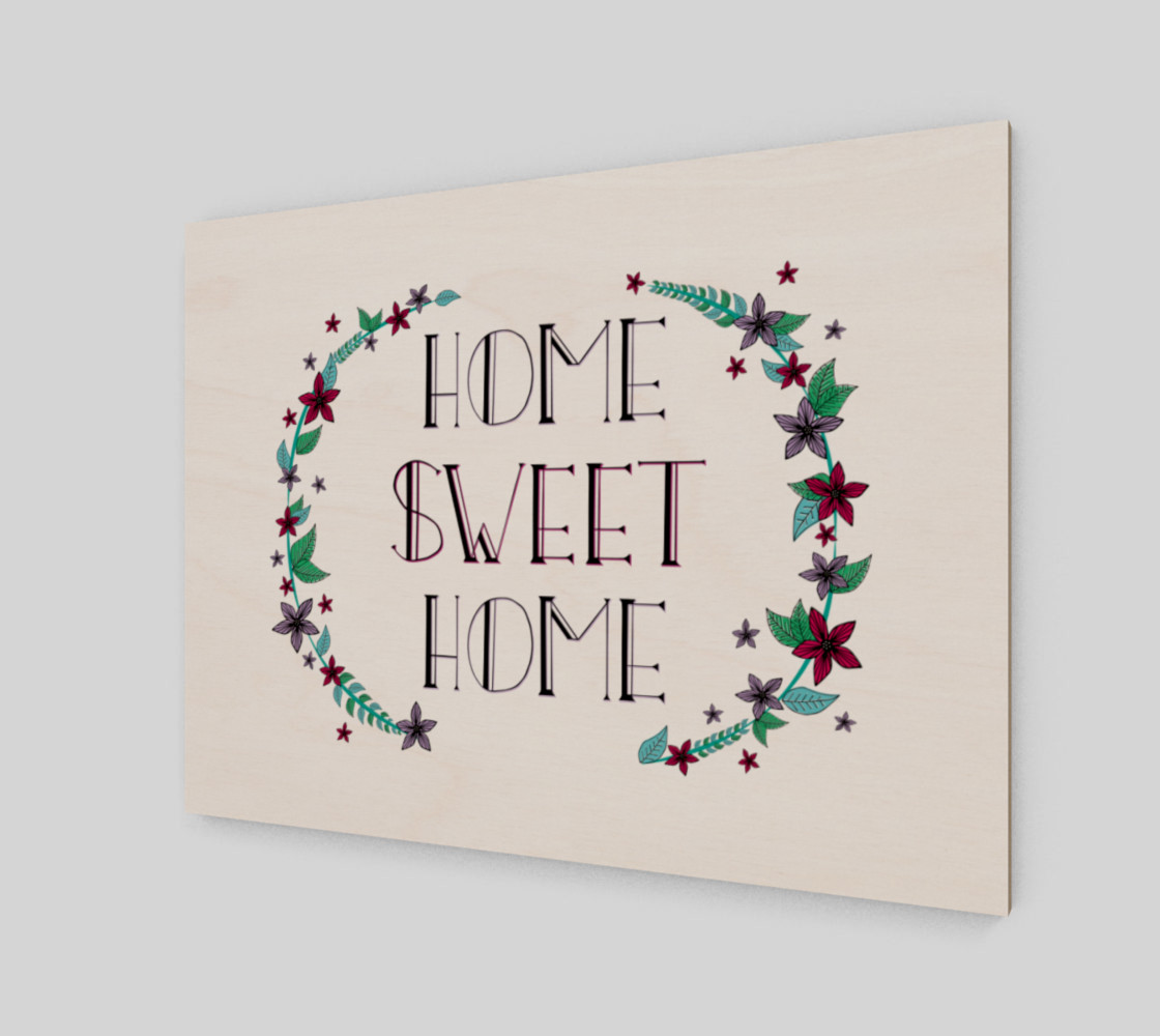 Home Sweet Home Canvas Print - 4:3 Miniature #3