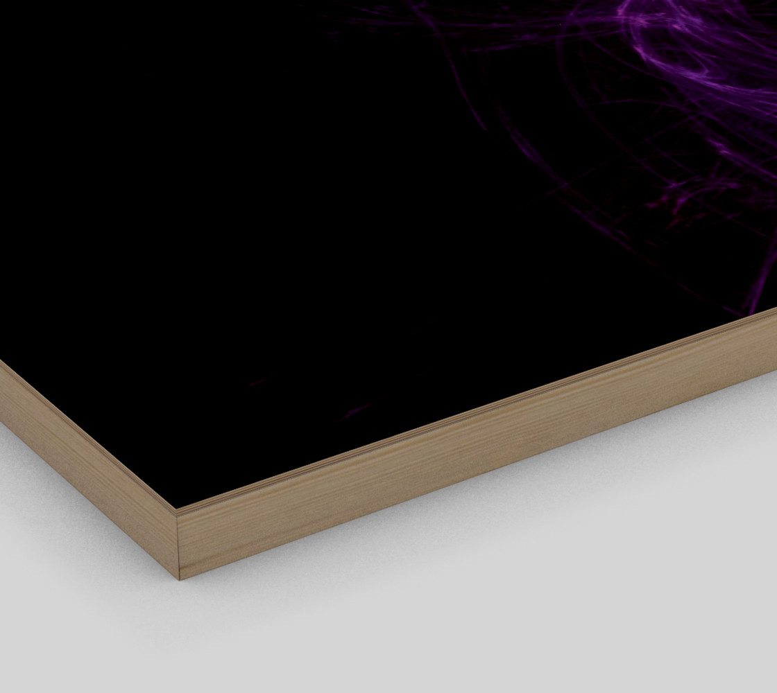 purple fractal wall art preview #3